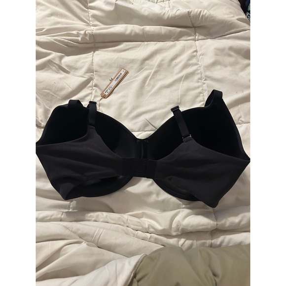 NWT SKIMS Fits Everybody T Shirt Bra Black 36DDD Full Coverage Smooth Feel - Picture 4 of 5